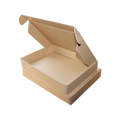 N*120*90mm Custom Luxury Cardboard Brown Corrugated Boxes For Clothing Packaging