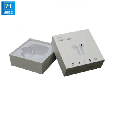 custom logo printing mobile phone ear phone cardboard bluetooth packaging box