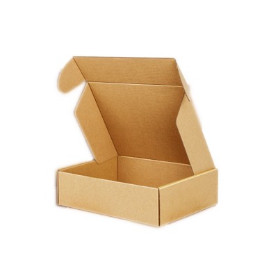 N*160*100mm Professional Different Size Custom Corrugated Foldable Cardboard Packaging Box with Two Tuck